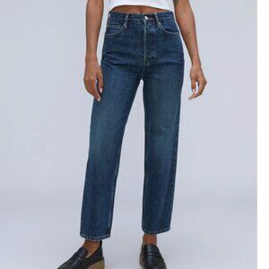 Everlane Women's Straight Leg Jeans - Dark Blue